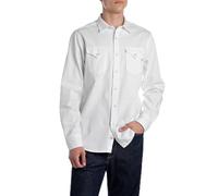Replay M4860c Camicia, 001 Bianco, S Uomo
