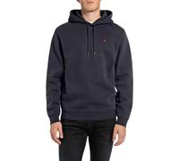Replay M6923 Felpa con Cappuccio, 067 Blu Notte, XS Uomo