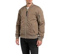 Replay M8377p Giubbotto, 606 Light Mud, XL Uomo