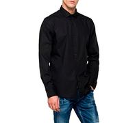 Replay Maglia da uomo a maniche lunghe con elasticità, nera (Black 098), M