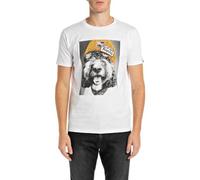 Replay M3590a T-Shirt, 001 Bianco, XXL Uomo