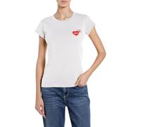 Replay W3397g.000.20994 Short Sleeve T-shirt Bianco S Donna