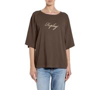 Replay Maglietta da Donna, Coffee 529 (Marrone), XS