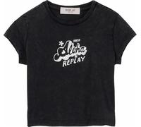Replay Maglietta da Ragazza in Cotone, 099 Blackboard, 4 Anni