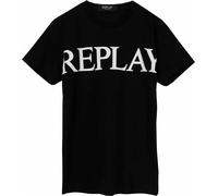 Replay Maglietta da Ragazzo, 098 Nero, 10 Anni
