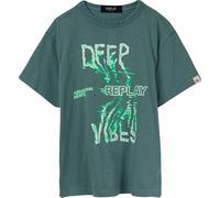 Replay Maglietta da Ragazzo, 105 Verde Giada, 6 Anni