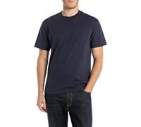 Replay Maglietta da Uomo Regular Fit Basic in Cotone, 800 Blu Indaco, M