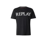 REPLAY Maglietta nero / bianco Uomo REPLAY LxTaglie normali nero / bianco