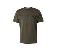 REPLAY Maglietta oliva / nero Uomo - Abbigliamento - Taglie comode - Maglie e T-shirt REPLAY M