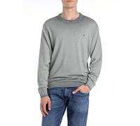 Replay Maglione da Uomo, 332 Grigio Verde, XS
