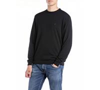 Replay Maglione da Uomo in Cotone, 098 Nero, XS