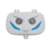 REPLAY - MASCHERA FARI ALOGENI REPLAY RR8 PER MBK 50 -BOOSTER 1999>2003-YAMAHA 50 BWS 1999>2003 BIANCO CON LED BLU **