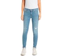 Replay New Luz Jeans, 009 Blu Medio, 31W x 30L Donna