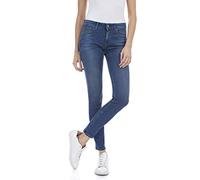 Replay New Luz Powerstretch Denim, Jeans Skinny, Donna, Blu (009 Blu Medio), 24W / 32L