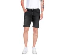 Replay Pantaloncini Jeans da Uomo con Power Stretch, Grigio (Grigio Scuro 097), 28W