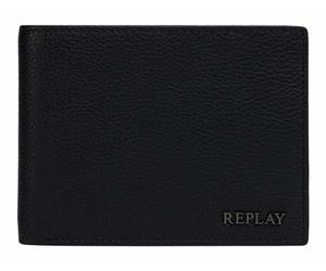 Replay Pelle portafoglio Wallet Black nero