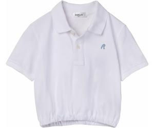 Replay Polo da Ragazza, 001 Bianco, 6 Anni