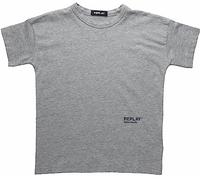 Replay Sb7119 T-Shirt, M02 Grigio mélange, 10 Anni Bambini e Ragazzi