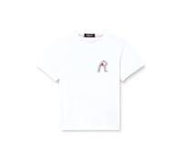 Replay Sb7401 T-Shirt, 001 Bianco, 10 Anni Bambini e Ragazzi