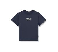 Replay Sb7407 T-Shirt, 088 Deep Blue, 10 Anni Bambini e Ragazzi