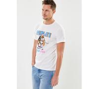 REPLAY t-shirt uomo taglia M maglietta in cotone manica corta girocollo stampata