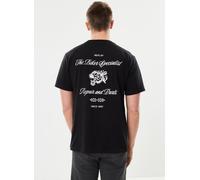 Replay - T-shirt col rond noir "custom garage" Nero - Abbigliamento L Nero