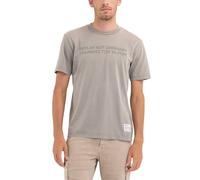 Replay T-Shirt Logo Parlato Grigio Uomo S