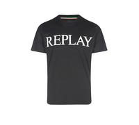 REPLAY Maglietta nero / bianco Uomo REPLAY MxTaglie normali nero / bianco