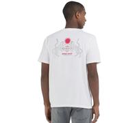 REPLAY t-shirt uomo taglia M maglietta in cotone bikers con stampa custom garage