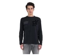 REPLAY TEE ML JERSEY LETTERING M