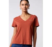 Replay - TShirt G. DYED OPEN END HAND DRY JERSEY COUPE OVER Arancione - Abbigliamento XS Arancione