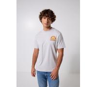 Replay - TShirt PIECE DYED HEAVY COTTON JERSEY CO Grigio - Abbigliamento XXL Grigio