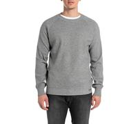 Replay Uk4465 Pullover, M08 Iron Melange, L Uomo