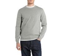 Replay Uk4851 Pullover, M03 Grey Melange, 3XL Uomo