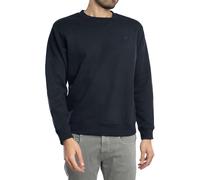 Replay Uomo Felpa Box Logo, Nero