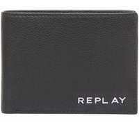REPLAY Fm5160.000 Portafoglio IN Hammered Pelle IN Nero Taglia UK 6 - 12