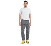 Replay Uomo Pantaloni Cargo COMFORT COTTON TWILL - Fit - Nero Verde Beige