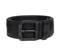 Replay Cintura in pelle da uomo , nera (Black 098), 110 cm