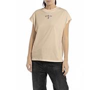 Replay W3065 T-Shirt, Tortora Chiaro 803, M Donna