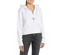 Replay W3103a Maglioncino Coprispalle, 001 Bianco, M Donna