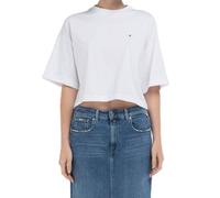 Replay W3147c T-Shirt, 001 Bianco, XS Donna