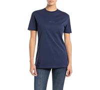 Replay W3366 T-Shirt, 857 Blu Indaco, S Donna