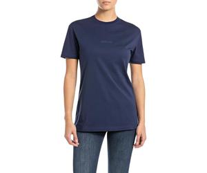 Replay W3366 T-Shirt, 857 Blu Indaco, S Donna