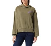 Replay W3711b Felpa con Cappuccio, 676 Army Green, XXS Donna