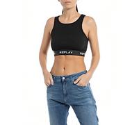 Replay W3782b Canotta/Cami Shirt, 098 Nero, S Donna