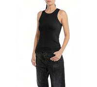 Replay W3792a Canottiera da Donna, 098 Nero, M