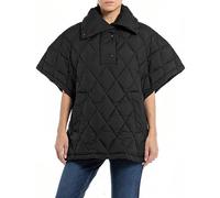 Replay W7806 Giacchetto Imbottito, Nero 098, XS Donna