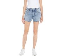 Replay Wb685 Pantalocini Denim, 010 Light Blue, 31W Donna