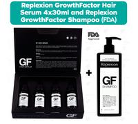 Replexion GrowthFactor Hair Serum 4x30ml e set shampoo GF (venditore autorizz...