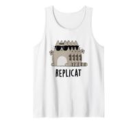 Repli-Cat - Gioco di Parole Divertente per Gatti Canotta